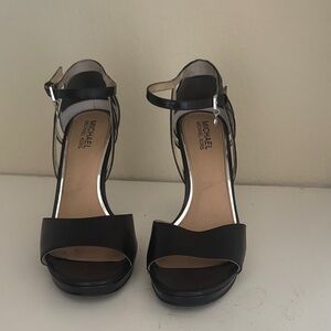 Michael Kors Black Strappy Heels